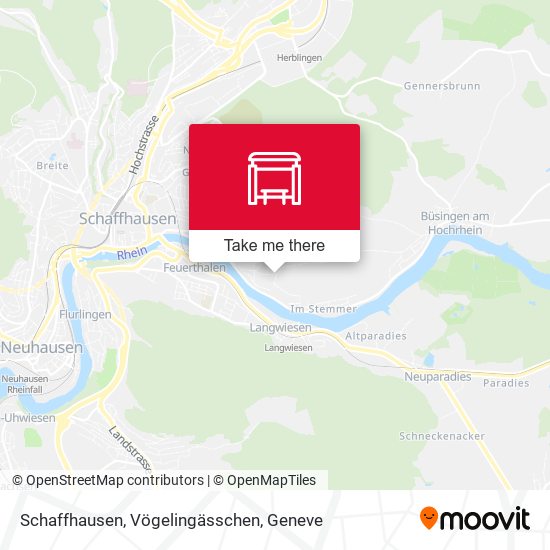 Schaffhausen, Vögelingässchen map
