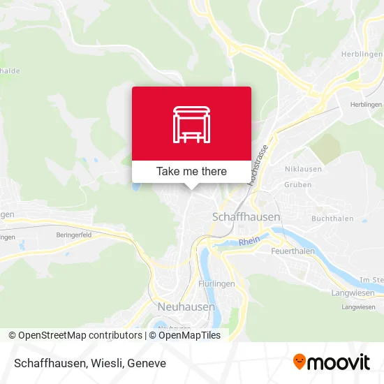 Schaffhausen, Wiesli map