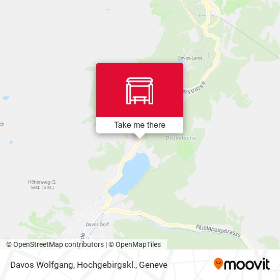 Davos Wolfgang, Hochgebirgskl. map