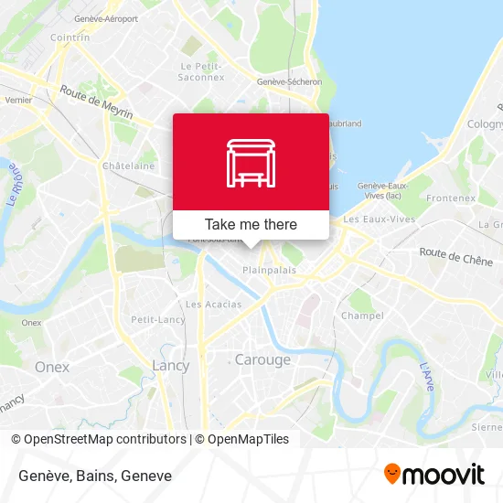 Genève, Bains plan