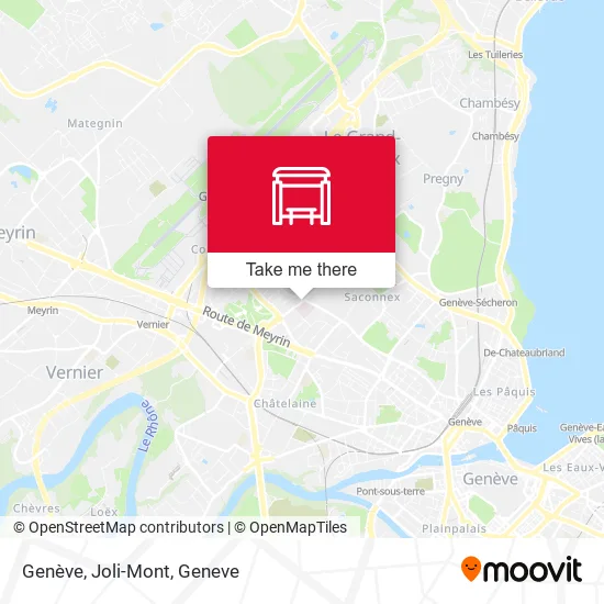 Genève, Joli-Mont map