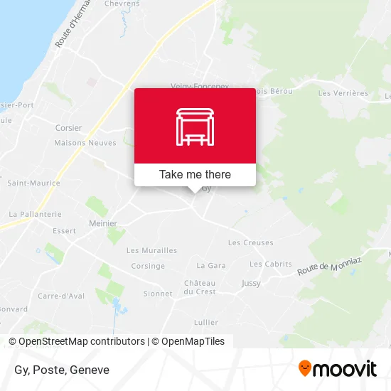 Gy, Poste map