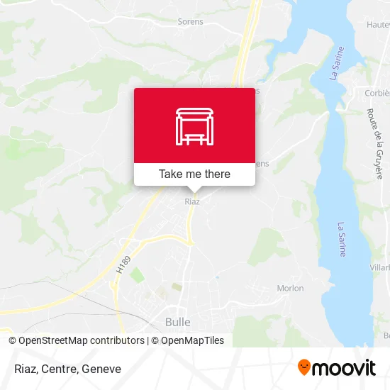 Riaz, Centre map