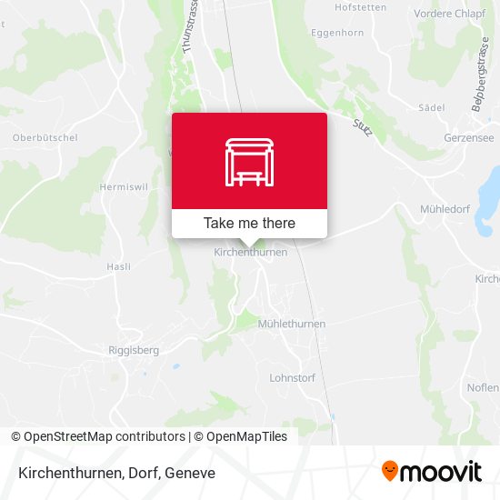 Kirchenthurnen, Dorf map