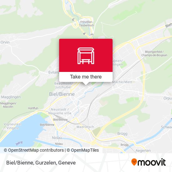 Biel/Bienne, Gurzelen map