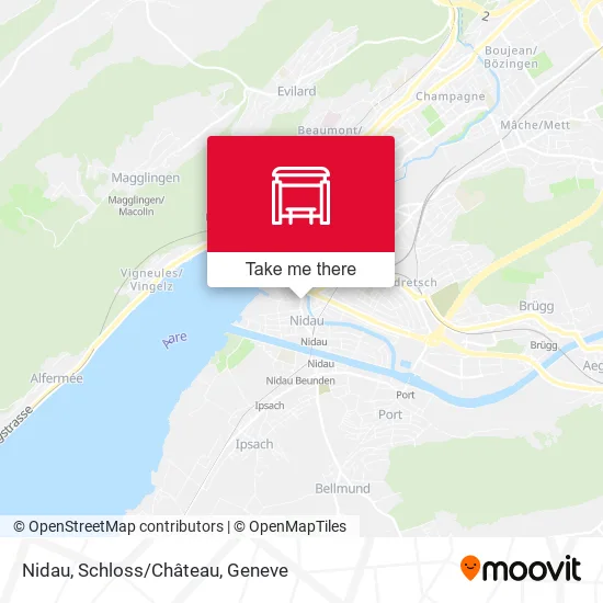 Nidau, Schloss/Château map