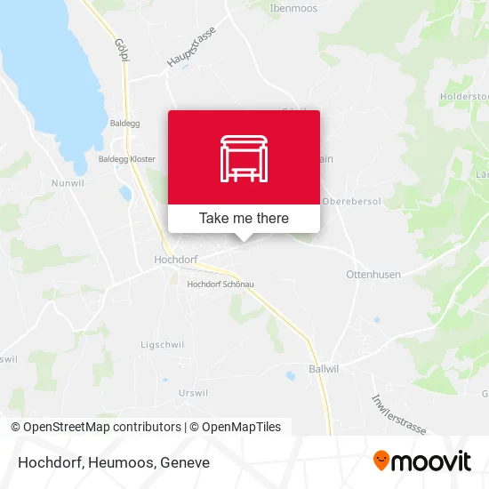 Hochdorf, Heumoos map
