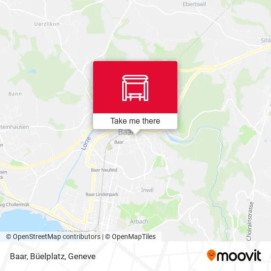 Baar, Büelplatz map