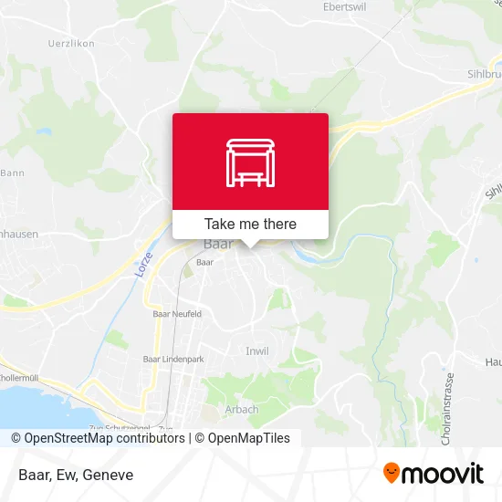 Baar, Ew map