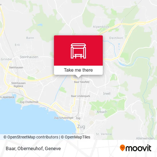 Baar, Oberneuhof map