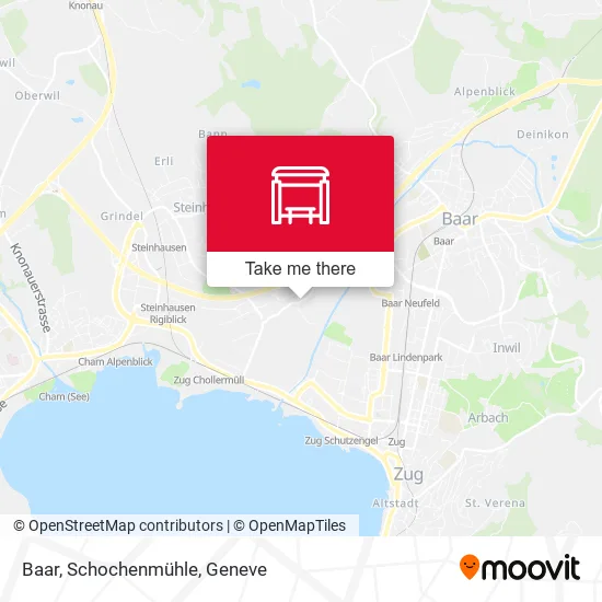 Baar, Schochenmühle map