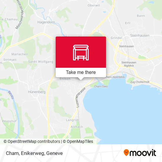 Cham, Enikerweg map