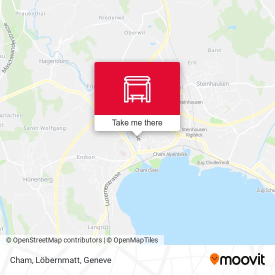 Cham, Löbernmatt map