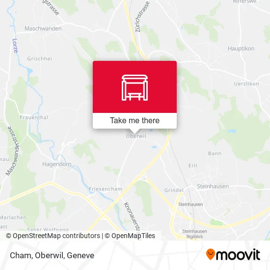 Cham, Oberwil map
