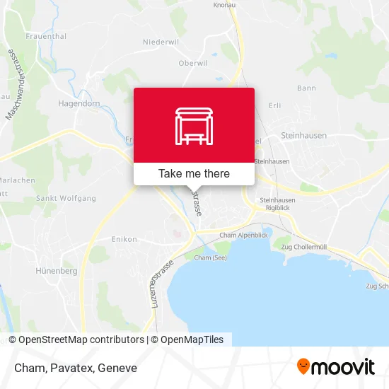 Cham, Pavatex map
