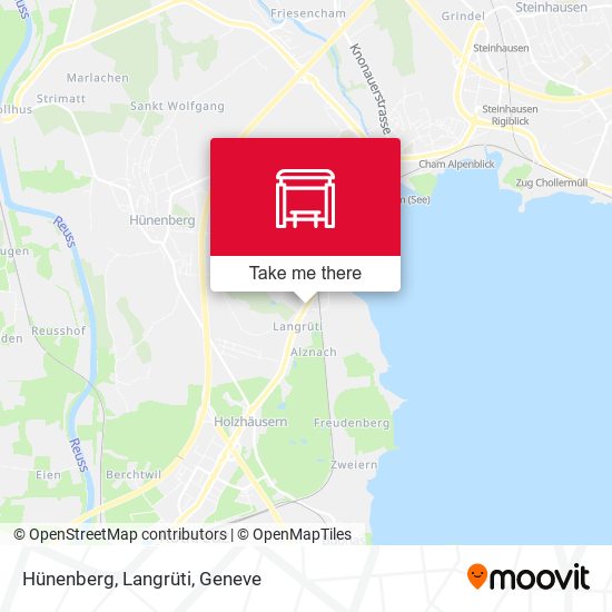 Hünenberg, Langrüti map