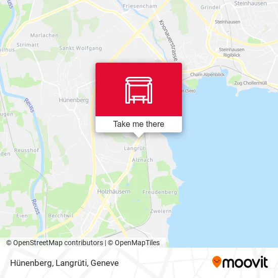 Hünenberg, Langrüti map