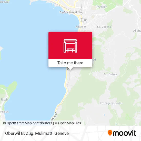 Oberwil B. Zug, Mülimatt map