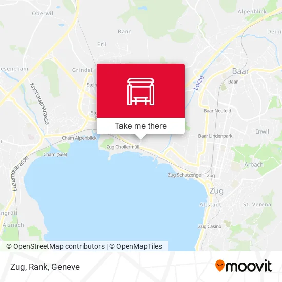 Zug, Rank map