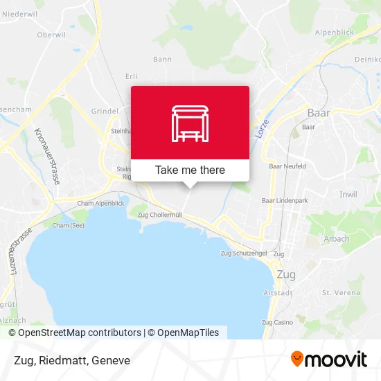 Zug, Riedmatt map