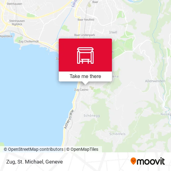 Zug, St. Michael map