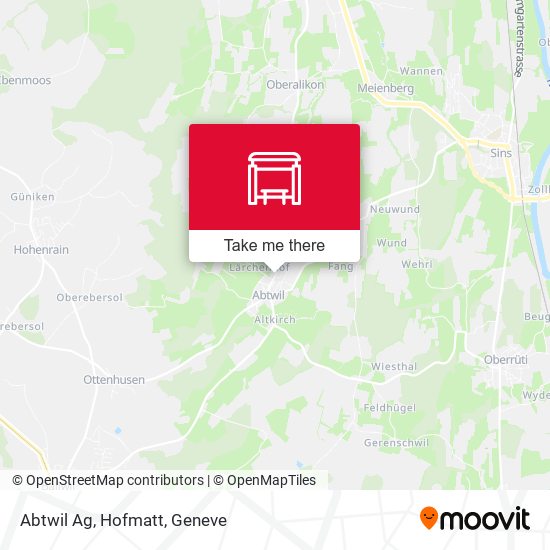 Abtwil Ag, Hofmatt map