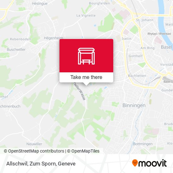 Allschwil, Zum Sporn map