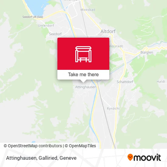 Attinghausen, Galliried map