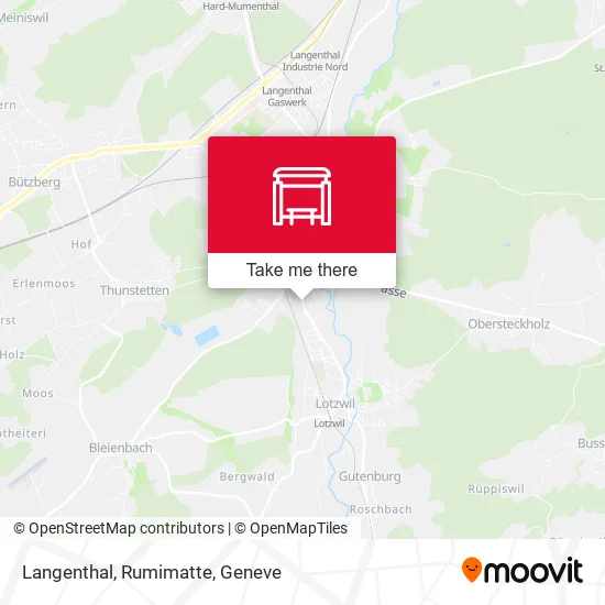 Langenthal, Rumimatte map