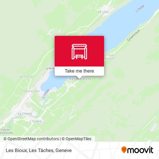 Les Bioux, Les Tâches map