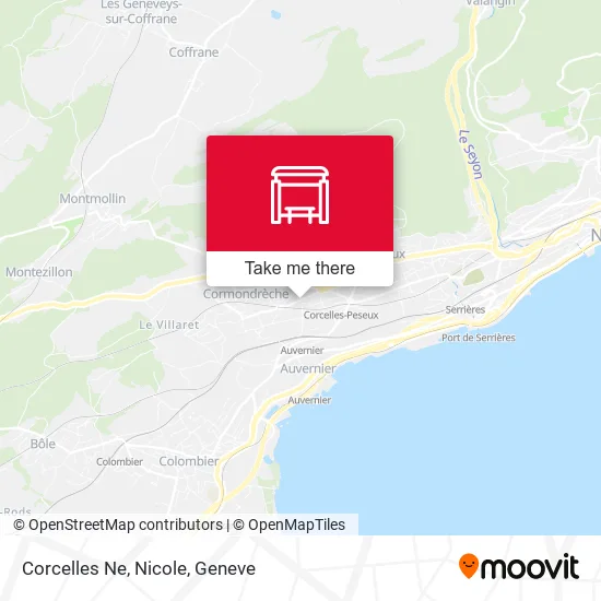 Corcelles Ne, Nicole map