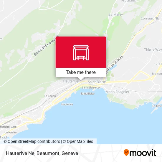 Hauterive Ne, Beaumont map