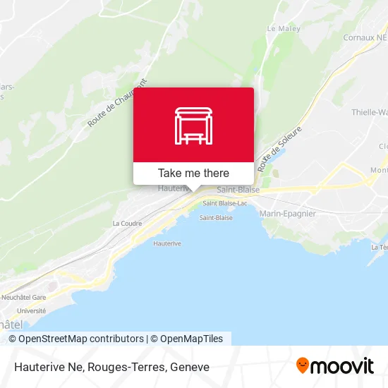 Hauterive Ne, Rouges-Terres map