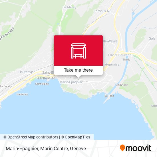 Marin-Epagnier, Marin Centre map