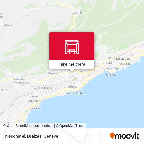 Neuchâtel, Draizes map