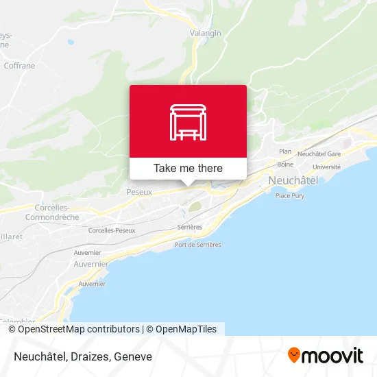 Neuchâtel, Draizes map