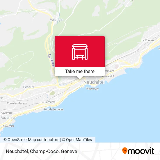 Neuchâtel, Champ-Coco map