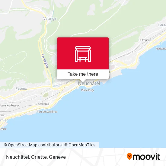 Neuchâtel, Oriette plan