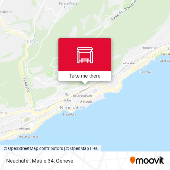 Neuchâtel, Matile 34 map