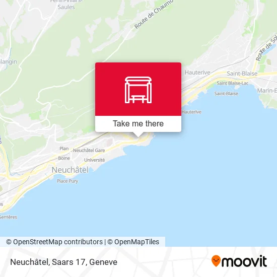 Neuchâtel, Saars 17 map