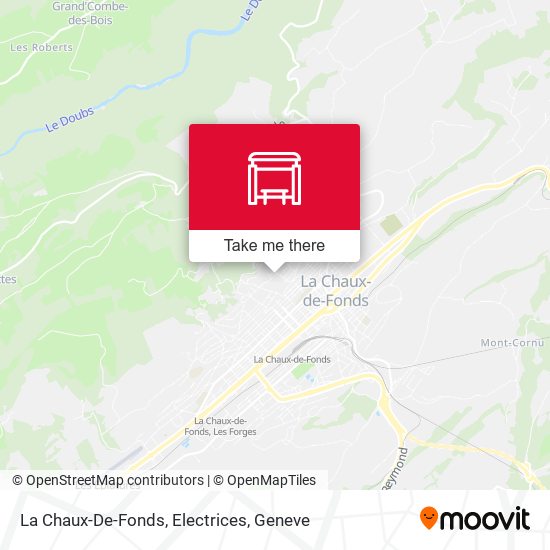 La Chaux-De-Fonds, Electrices map