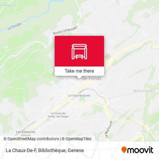 La Chaux-De-F, Bibliothèque map