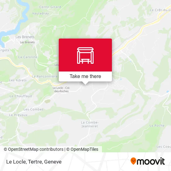 Le Locle, Tertre map