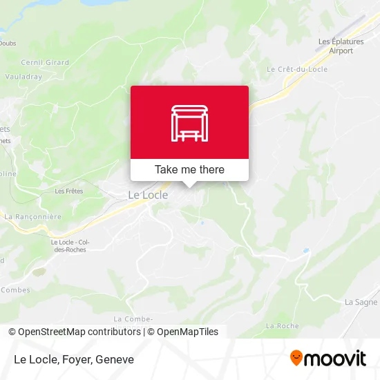 Le Locle, Foyer map