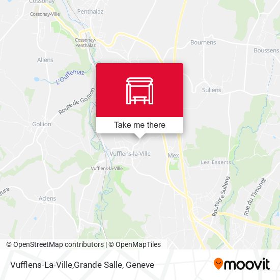 Vufflens-La-Ville,Grande Salle map