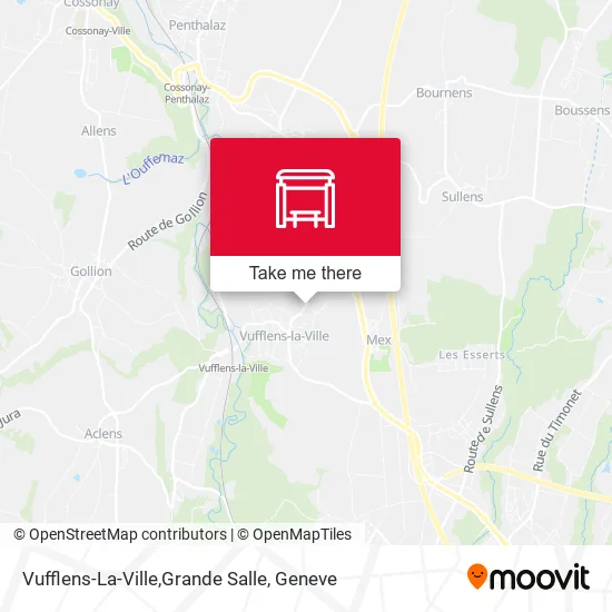 Vufflens-La-Ville,Grande Salle map