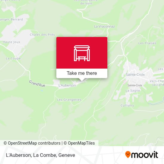 L'Auberson, La Combe map