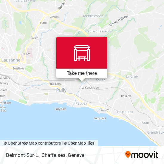 Belmont-Sur-L., Chaffeises map