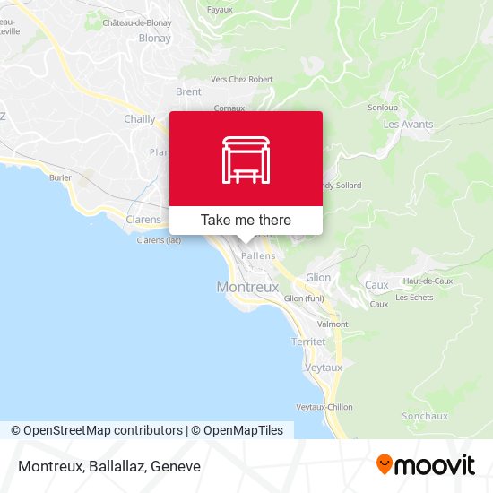 Montreux, Ballallaz map