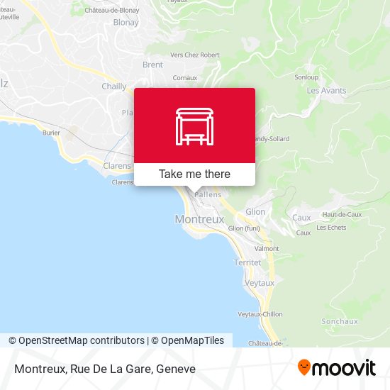 Montreux, Rue De La Gare map